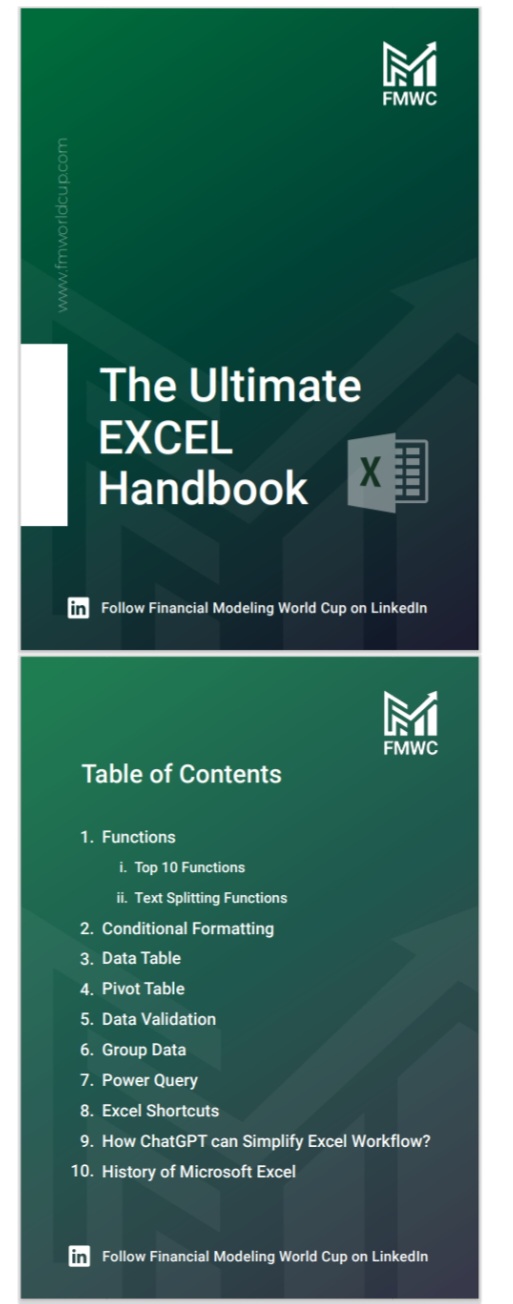 Ultimate excel hand book 